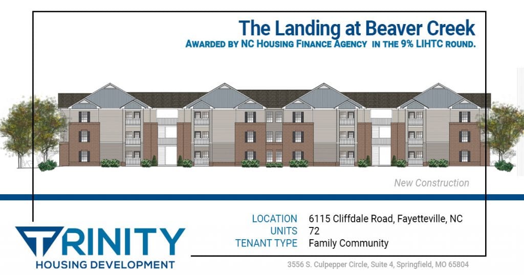 Trinity Receives First North Carolina 2020 LIHTC Award