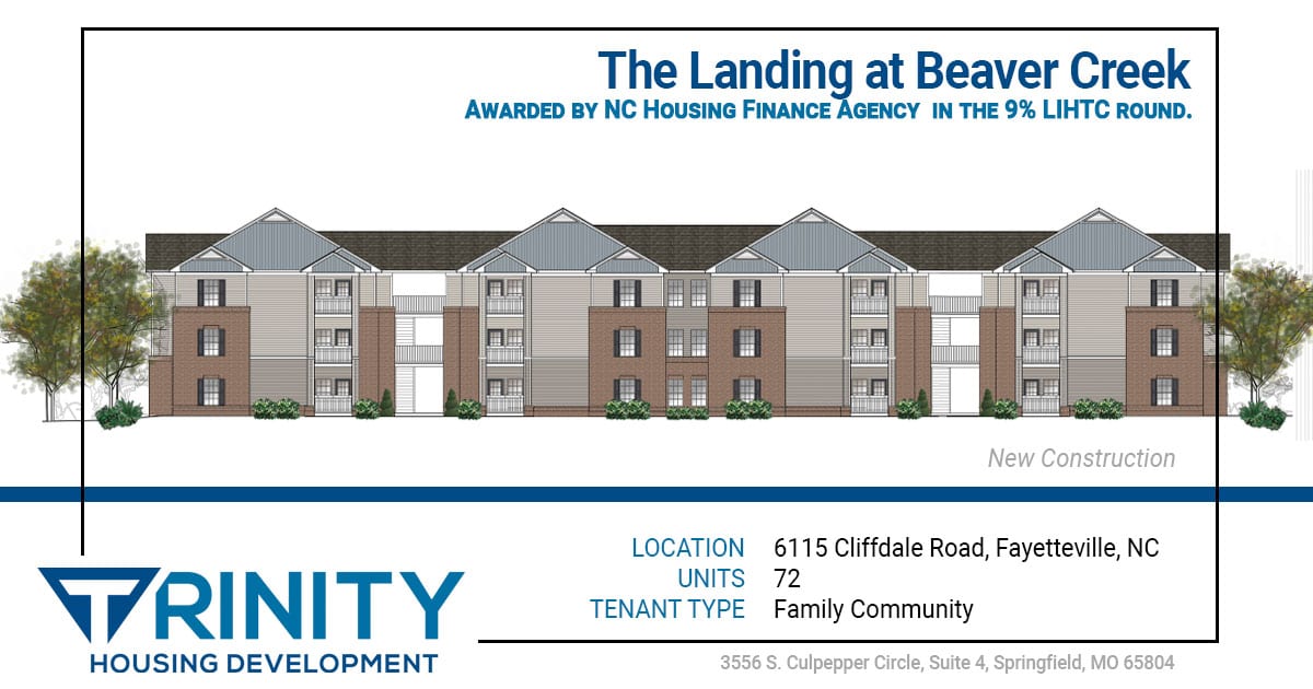 Trinity Receives First North Carolina 2020 LIHTC Award