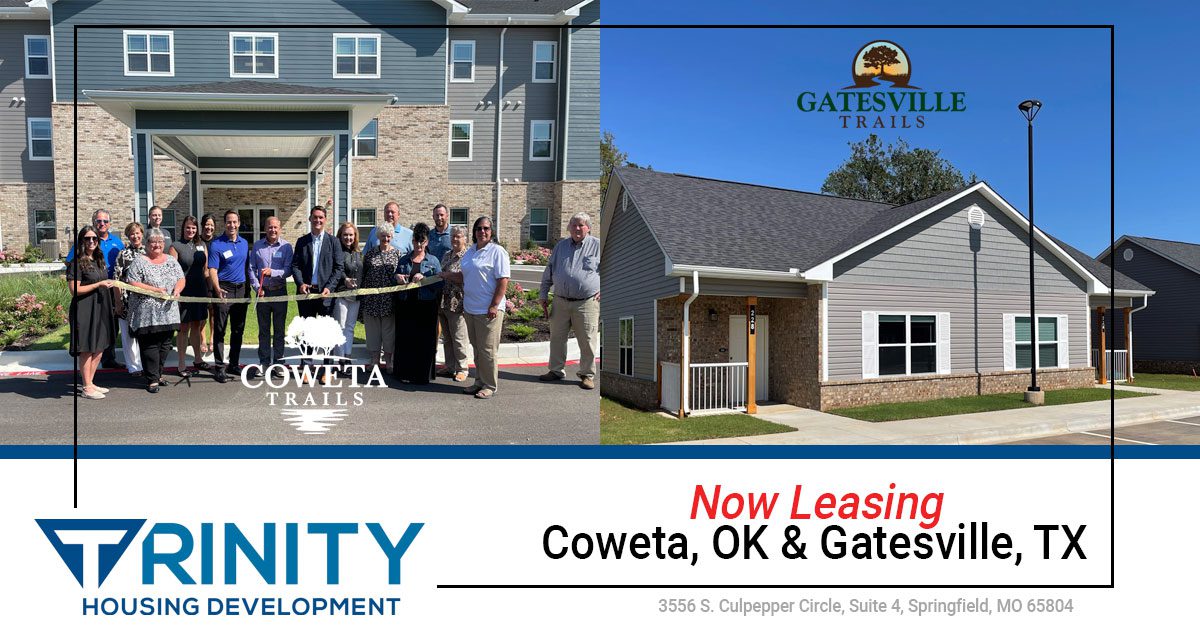 Trinity Brings 104 Affordable Housing Units to Oklahoma and Texas